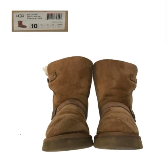 UGG Classic SHORT Dylyn Bomber Jacket Sheepskin Boots 1001202 - Picture 2 of 9